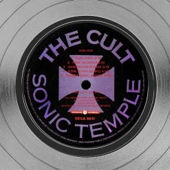 RARE-T Limited Edition Frames The Cult - Sonic Temple Platinum LP Limited Signature Edition Studio Licensed Custom Frame