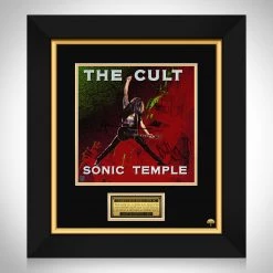 RARE-T The Cult - Sonic Temple LP Cover Limited Signature Edition Studio Licensed Custom Frame