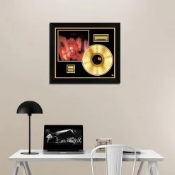 Rare-T Limited Edition Frames The Cure - Pornography Gold LP Limited Signature Edition Studio Licensed Custom Frame