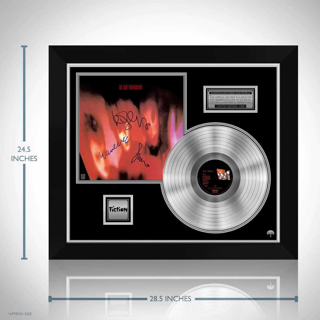 RARE-T The Cure - Pornography LP Cover Limited Signature Edition Studio Licensed Custom Frame Limited Edition Frames 3 RARE-T The Cure - Pornography LP Cover Limited Signature Edition Studio Licensed Custom Frame Limited Edition Frames