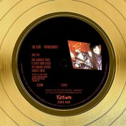Rare-T Limited Edition Frames The Cure - Pornography Gold LP Limited Signature Edition Studio Licensed Custom Frame