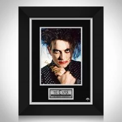 RARE-T The Cure - Robert Smith Photo Limited Signature Edition Studio Licensed Custom Frame