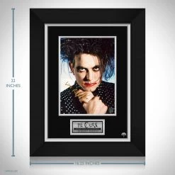 RARE-T The Cure - Robert Smith Photo Limited Signature Edition Studio Licensed Custom Frame