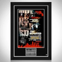 RARE-T The Departed Mini Poster Limited Signature Edition Studio Licensed Custom Frame Limited Edition Frames