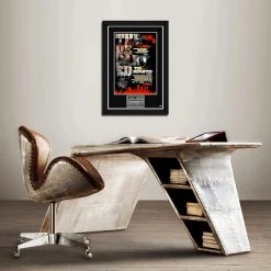 RARE-T The Departed Mini Poster Limited Signature Edition Studio Licensed Custom Frame Limited Edition Frames