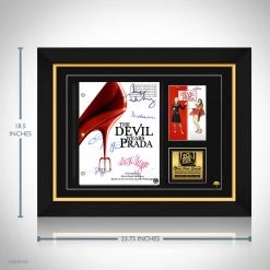 RARE-T NEW The Devil Wears Prada Script Limited Signature Edition Studio Licensed Custom Frame
