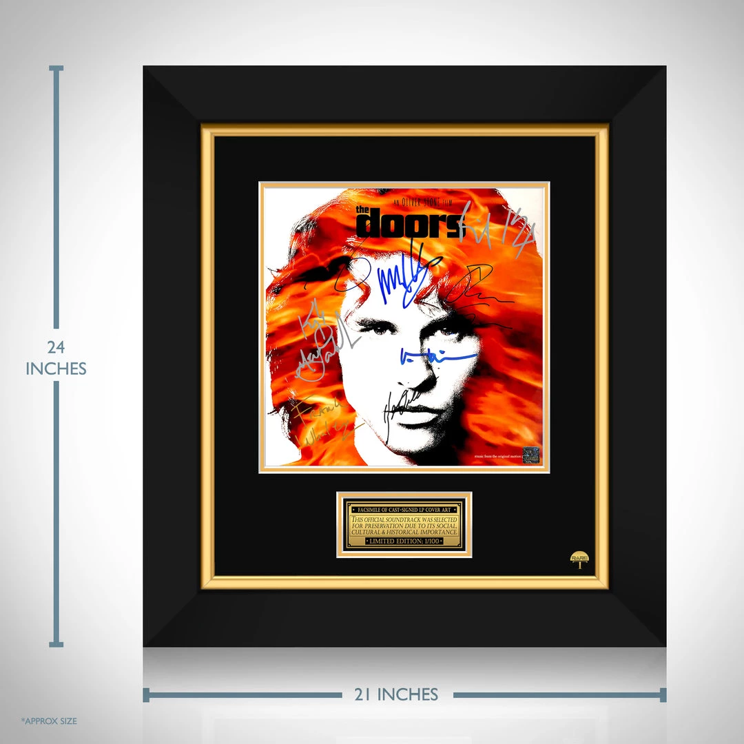 RARE-T The Doors - Soundtrack LP Cover Limited Signature Edition Studio Licensed Custom Frame Limited Edition Frames 3 RARE-T The Doors - Soundtrack LP Cover Limited Signature Edition Studio Licensed Custom Frame Limited Edition Frames