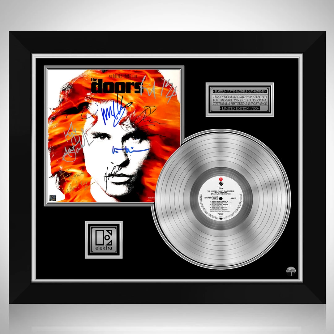 RARE-T The Doors - Soundtrack Platinum LP Limited Signature Edition Studio Licensed Custom Frame Limited Edition Frames 1 RARE-T The Doors - Soundtrack Platinum LP Limited Signature Edition Studio Licensed Custom Frame Limited Edition Frames