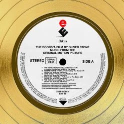 RARE-T The Doors - Soundtrack Gold LP Limited Signature Edition Studio Licensed Custom Frame Limited Edition Frames