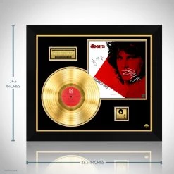 RARE-T Limited Edition Frames The Doors Greatest Hits Gold LP Limited Signature Edition Studio Licensed Custom Frame