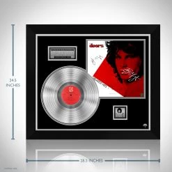 G.R.O. The Doors - Greatest Hits Platinum LP Limited Signature Edition Studio Licensed Custom Frame Limited Edition Frames