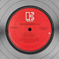 G.R.O. The Doors - Greatest Hits Platinum LP Limited Signature Edition Studio Licensed Custom Frame Limited Edition Frames