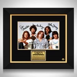 RARE-T The Eagles Band Photo Limited Signature Edition Studio Licensed Custom Frame