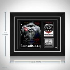 RARE-T The Expendables Script Limited Signature Edition Studio Licensed Custom Frame Limited Edition Frames