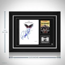 PPC NEW The Expendables - Beckett Certified Hand-Signed Script By Randy Couture Custom Frame 15 PPC NEW The Expendables - Beckett Certified Hand-Signed Script By Randy Couture Custom Frame
