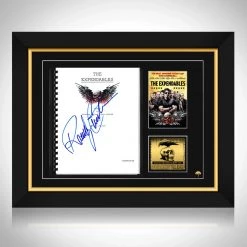 PPC NEW The Expendables - Beckett Certified Hand-Signed Script By Randy Couture Custom Frame 25 PPC NEW The Expendables - Beckett Certified Hand-Signed Script By Randy Couture Custom Frame