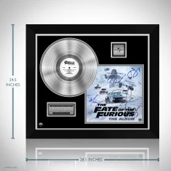 RARE-T The Fate Of The Furious - The Album Platinum LP Limited Signature Edition Studio Licensed Custom Frame Limited Edition Frames