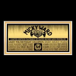 RARE-T The Fighter Mini Poster Limited Signature Edition Studio Licensed Custom Frame Sports Memorabilia 11 RARE-T The Fighter Mini Poster Limited Signature Edition Studio Licensed Custom Frame Sports Memorabilia