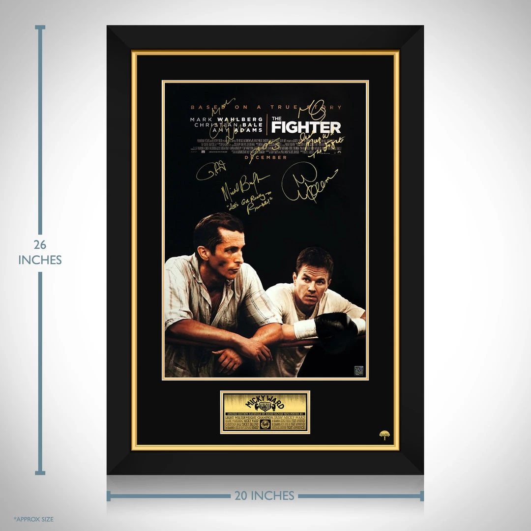 RARE-T The Fighter Mini Poster Limited Signature Edition Studio Licensed Custom Frame Sports Memorabilia 3 RARE-T The Fighter Mini Poster Limited Signature Edition Studio Licensed Custom Frame Sports Memorabilia