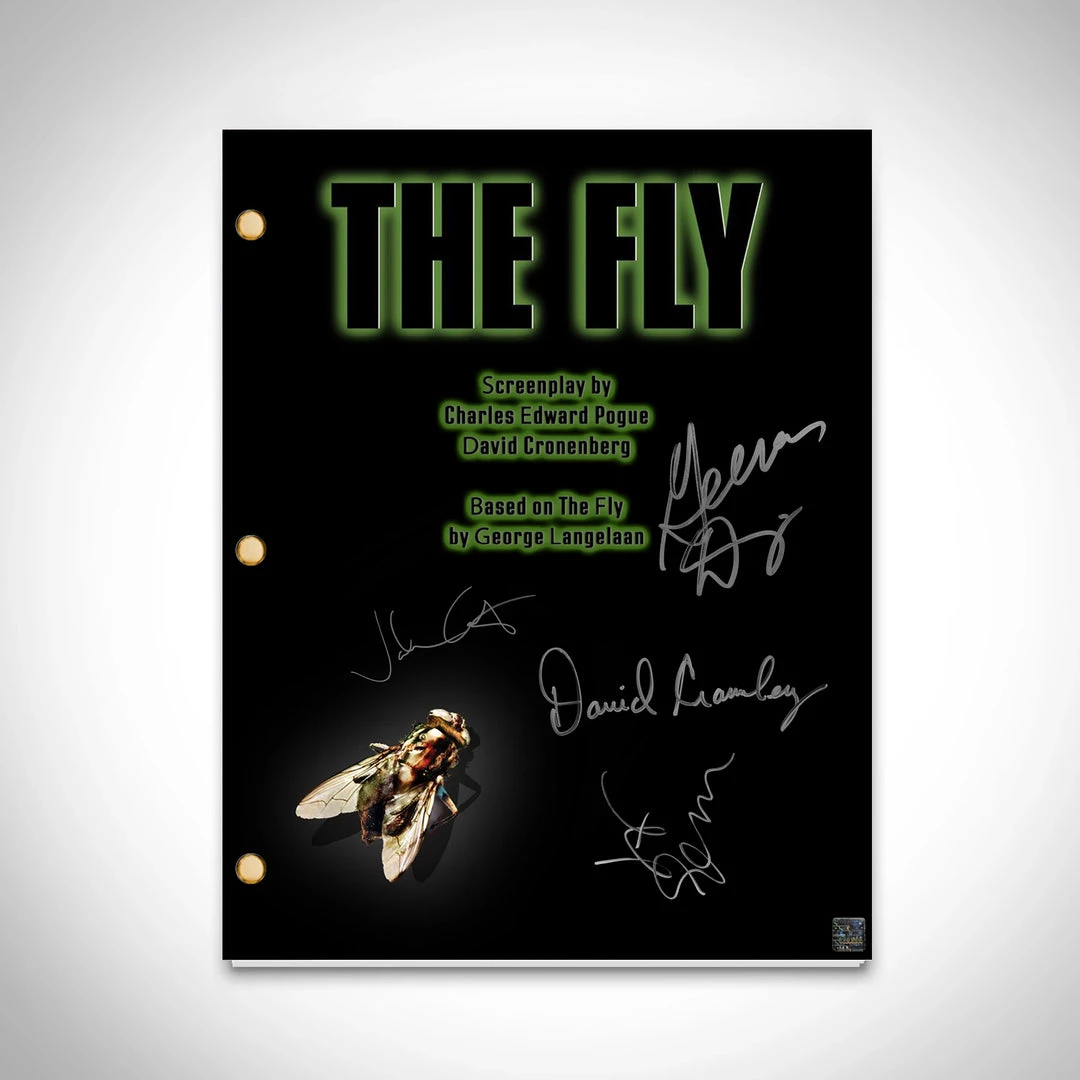 RARE-T The Fly Script Limited Signature Edition Studio Licensed Custom Frame Limited Edition Frames 4 RARE-T The Fly Script Limited Signature Edition Studio Licensed Custom Frame Limited Edition Frames