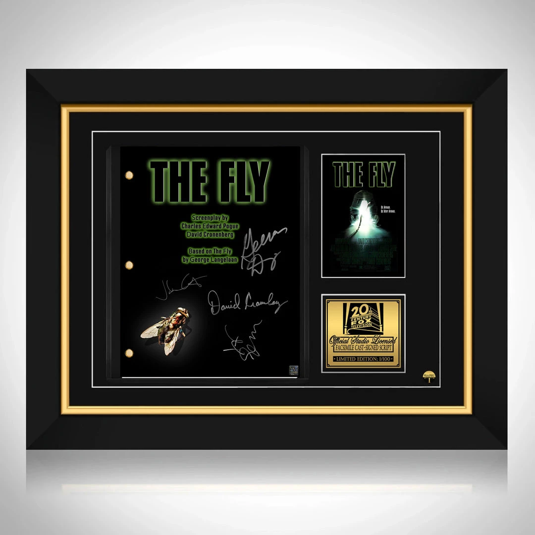 RARE-T The Fly Script Limited Signature Edition Studio Licensed Custom Frame Limited Edition Frames 1 RARE-T The Fly Script Limited Signature Edition Studio Licensed Custom Frame Limited Edition Frames