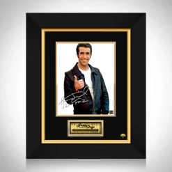 RARE-T Happy Days - Fonzie Limited Signature Edition Studio Licensed Photo Custom Frame Limited Edition Frames