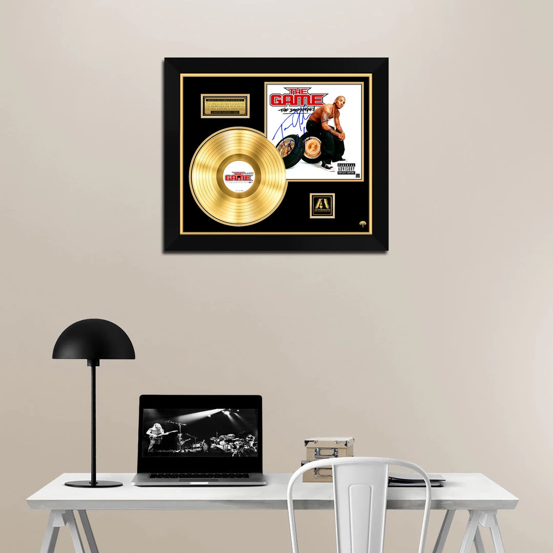 RARE-T The Game - The Documentary Gold LP Limited Signature Edition Studio Licensed Custom Frame 2 RARE-T The Game - The Documentary Gold LP Limited Signature Edition Studio Licensed Custom Frame