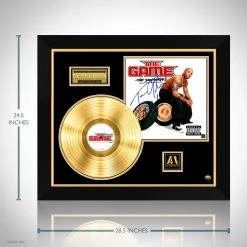 RARE-T The Game - The Documentary Gold LP Limited Signature Edition Studio Licensed Custom Frame 12 RARE-T The Game - The Documentary Gold LP Limited Signature Edition Studio Licensed Custom Frame