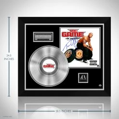 RARE-T The Game - The Documentary Platinum LP Limited Signature Edition Studio Licensed Custom Frame