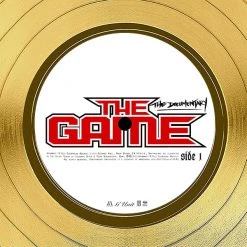 RARE-T The Game - The Documentary Gold LP Limited Signature Edition Studio Licensed Custom Frame 14 RARE-T The Game - The Documentary Gold LP Limited Signature Edition Studio Licensed Custom Frame