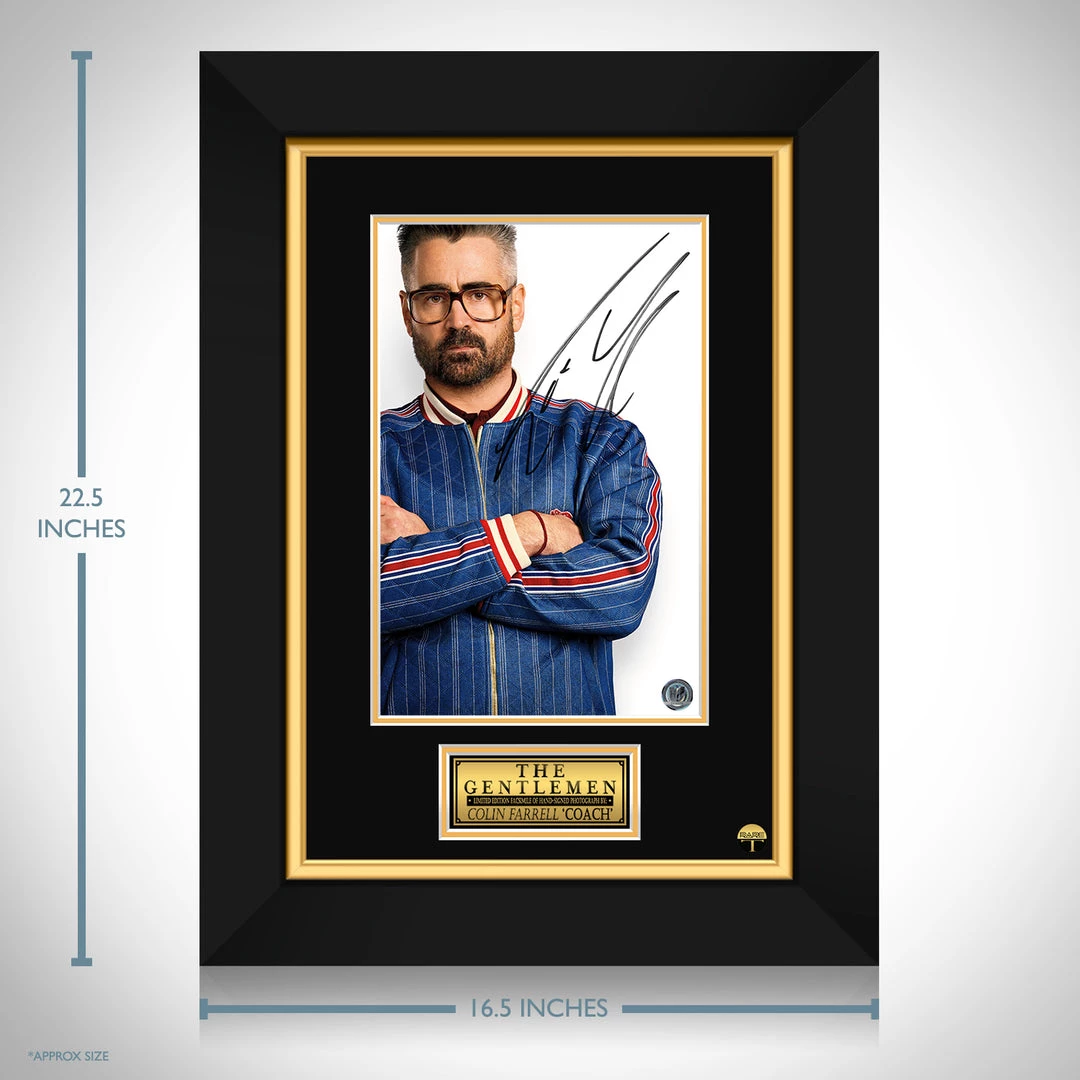 RARE-T Limited Edition Frames The Gentlemen - Coach Photo Limited Signature Edition Studio Licensed Custom Frame 3 RARE-T Limited Edition Frames The Gentlemen - Coach Photo Limited Signature Edition Studio Licensed Custom Frame