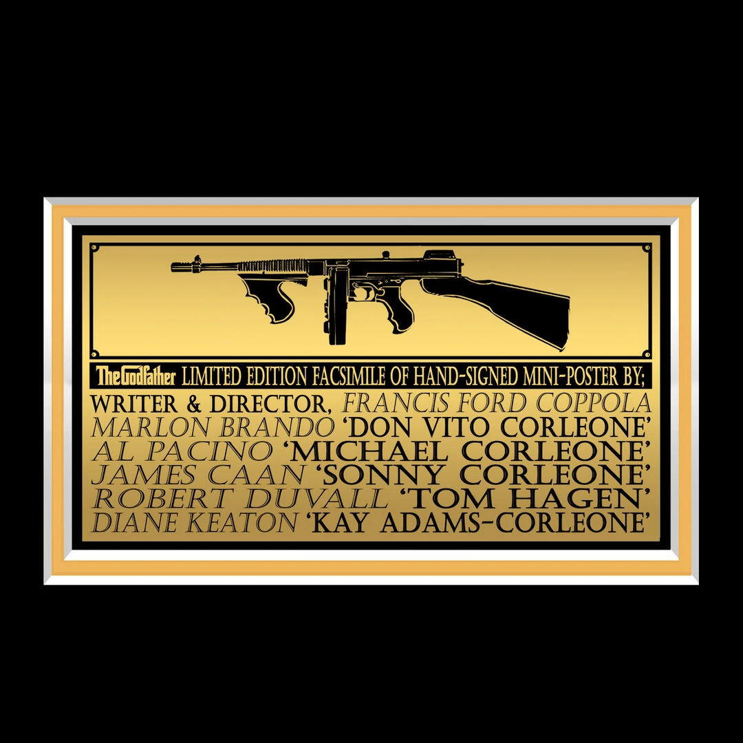 RARE-T The Godfather Mini Poster Limited Signature Edition Studio Licensed Custom Frame Limited Edition Frames 7 RARE-T The Godfather Mini Poster Limited Signature Edition Studio Licensed Custom Frame Limited Edition Frames