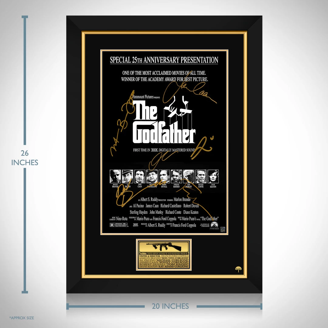 RARE-T The Godfather Mini Poster Limited Signature Edition Studio Licensed Custom Frame Limited Edition Frames 6 RARE-T The Godfather Mini Poster Limited Signature Edition Studio Licensed Custom Frame Limited Edition Frames