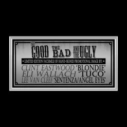 RARE-T The Good The Bad & The Ugly VHS Frame Limited Signature Edition Studio Licensed Custom Frame Limited Edition Frames