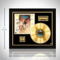 RARE-T The Goonies - Original Motion Picture Soundtrack Gold LP Limited Signature Edition Studio Licensed Custom Frame NEW