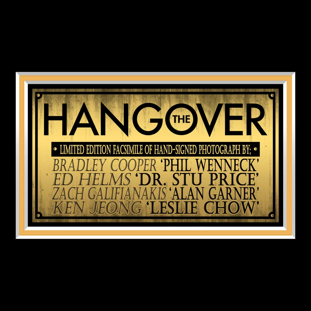 RARE-T The Hangover 2 Photo Limited Signature Edition Studio Licensed Custom Frame 7 RARE-T The Hangover 2 Photo Limited Signature Edition Studio Licensed Custom Frame