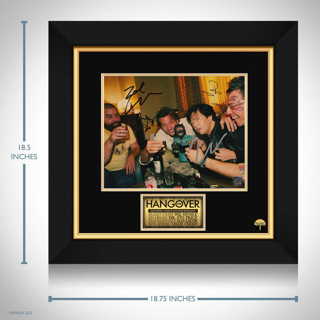 RARE-T The Hangover 2 Photo Limited Signature Edition Studio Licensed Custom Frame 3 RARE-T The Hangover 2 Photo Limited Signature Edition Studio Licensed Custom Frame