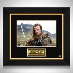 RARE-T Highlander - Connor MacLeod Photo Limited Signature Edition Studio Licensed Custom Frame