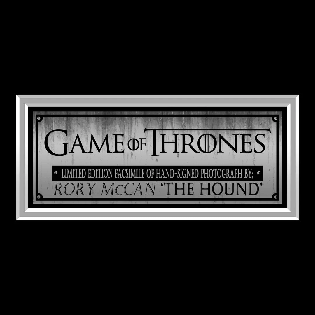 RARE-T Game Of Thrones Sandor Clegane The Hound Photo Limited Signature Edition Studio Licensed Custom Frame 5 RARE-T Game Of Thrones Sandor Clegane The Hound Photo Limited Signature Edition Studio Licensed Custom Frame