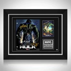 RARE-T Limited Edition Frames The Incredible Hulk Script Limited Signature Edition Studio Licensed Custom Frame