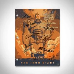 RARE-T Limited Edition Frames Iron Giant Script Limited Signature Edition Studio Licensed Custom Frame