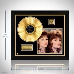 Rare-T Limited Edition Frames The Judds - Why Not Me Gold LP Limited Signature Edition Studio Licensed Custom Frame