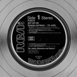 Rare-T Limited Edition Frames The Judds - Why Not Me Platinum LP Limited Signature Edition Studio Licensed Custom Frame