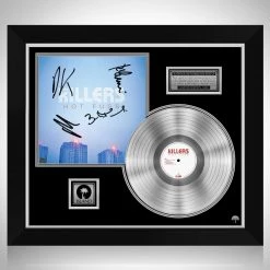 RARE-T The Killers - Hot Fuss Platinum LP Limited Signature Edition Studio Licensed Custom Frame