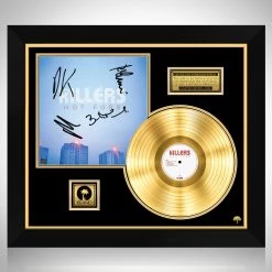 RARE-T Limited Edition Frames The Killers Hot Fuss Gold LP Limited Signature Edition Studio Licensed Custom Frame