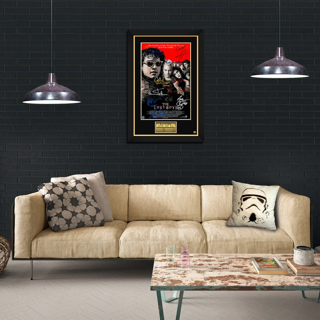 RARE-T The Lost Boys Mini Poster Limited Signature Edition Studio Licensed Custom Frame 2 RARE-T The Lost Boys Mini Poster Limited Signature Edition Studio Licensed Custom Frame