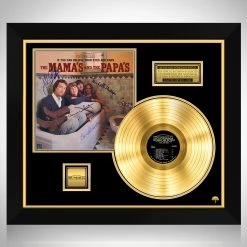 RARE-T The Mama's And The Papa's - If You Can Believe Your Eyes And Ears Gold LP Limited Signature Edition Studio Licensed Custom Frame
