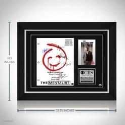 RARE-T The Mentalist Script Limited Signature Edition Studio Licensed Custom Frame