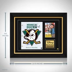RARE-T NEW The Mighty Ducks Script Limited Signature Edition Studio Licensed Custom Frame
