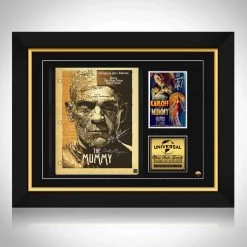RARE-T The Mummy 1932 Transcript Limited Signature Edition Studio Licensed Custom Frame Limited Edition Frames